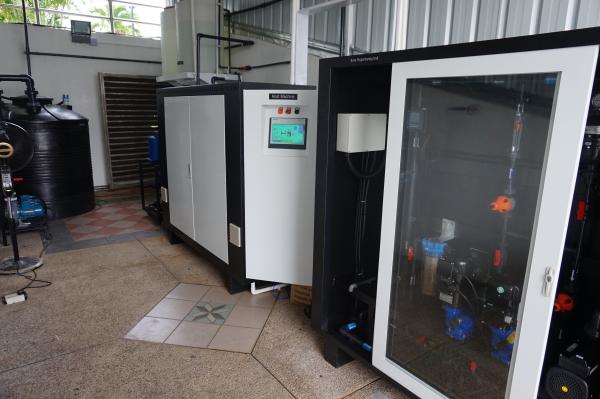 Buy cheap 3.5kg / Kg Cl2 Sea Water Electrolysis Producing Sodium Hypochlorite Equipment For Aquarium from wholesalers