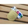 Buy cheap Customized Soccer Football Medallion Die Cast Medals , Bronzed Police Challenge Awards from wholesalers