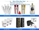 Reusable Leak Proof Bottle Protector Bag for Travel,Plastic Pvc Traveller Wine