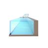 Buy cheap Modular Prefab Backyard Family Swimming Pool with Glass Above Ground Acrylic Panel from wholesalers