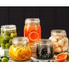 Buy cheap Stainless Steel Snap Airtight Glass Food Storage Canisters 700ml 500ml from wholesalers