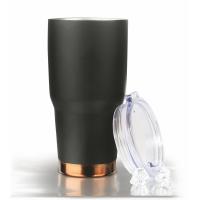 Buy cheap 20oz 30oz Promotional Stainless Steel Tumblers Vacuum Bottle With Gold Base product