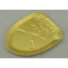 Buy cheap 2.5'' Misty Gold Award Badges , Full 3D By Brass Stamped Army Badges from wholesalers