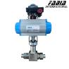 Buy cheap Pneumatic High Pressure Two Way Internal Tooth Ball Valve from wholesalers