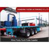 Buy cheap 3 Axle 20ft 40ft Flatbed Container Trailer High Tensile Carbon Steel Material from wholesalers