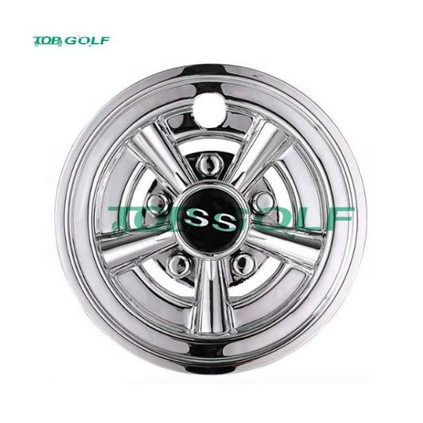 Buy cheap 10 Spoke SS Golf Cart Wheel Covers Hub Caps 8 Inch W-8 For Club Car Ezgo from wholesalers