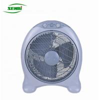 Buy cheap Copper Motor AC Box Fan 14 Inch 110v 360 Degree Oscillation With Gray Color product