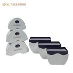 Wholesale Custom Egg Shape Candy Chocolate Box White Purple Cosmetic Gift