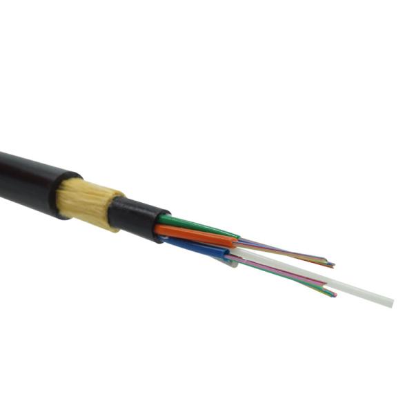 Quality 96 ADSS strand fiber optic cable fiber optic cable Excellent Lightning Resistance non-metalic power telecommunication for sale