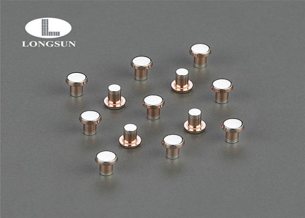 Buy cheap Silver Contact Rivets Elelectrical Material Solid For Automation Production from wholesalers