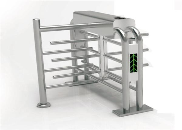 Buy cheap Entrance Security Half Height Turnstile Door With Fingerprint Reader from wholesalers