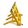 Buy cheap Electrostatic Spraying Rustproof Anti Vehicle Barrier With Wheels from wholesalers