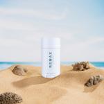 75g Oval-shaped and smooth sunscreen stick with odor-fighting properties