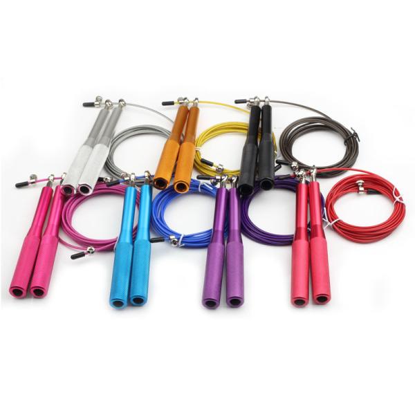 Buy cheap Heavy Steel Wire Speed Jump Rope , Gym Skipping Rope For Boxing MMA Training Equipment from wholesalers