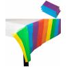 Buy cheap Waterproof Disposable Plastic Tablecloths Eco Friendly With Rainbow Pattern from wholesalers