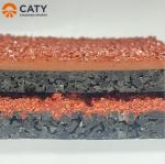 Permeable Porous EPDM Rubber Track Flooring by EPDM Color Granules Recycled