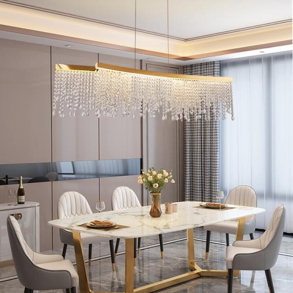 Buy cheap Led Creative Crystal Chandelier For Dining Room Gold Design Hanging Lamp(WH-CY-172) from wholesalers