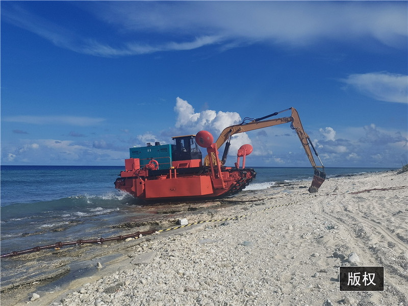 Multi Function Cutter Suction Sand Dredging Equipment Amphibious