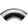 Buy cheap AISI 201 304 316 Mirror Satin Inox Pipe Connector 1 1/2'' 38.1mm OD Stainless Steel Railing Elbow 98mm 120mm Arc from wholesalers