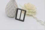 Normal gold plated zinc alloy gunmetal color 38 mm metal strap buckles for