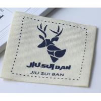 Buy cheap 100% Cotton Clothing Custom Printed Clothing Labels Knitted Fabric product