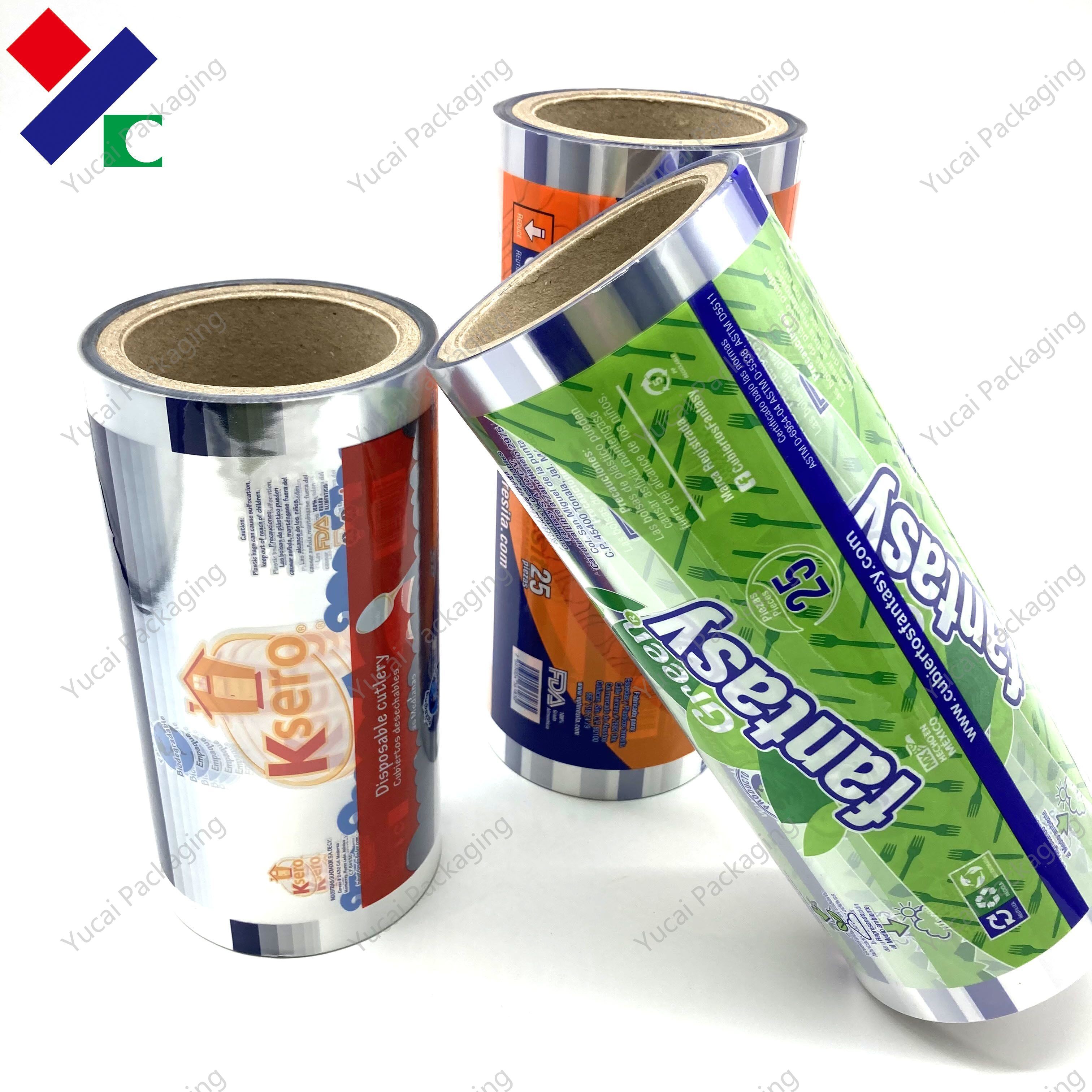 BRC Heat Colorful Juice Packaging Roll Film Pet Food Stretch Film