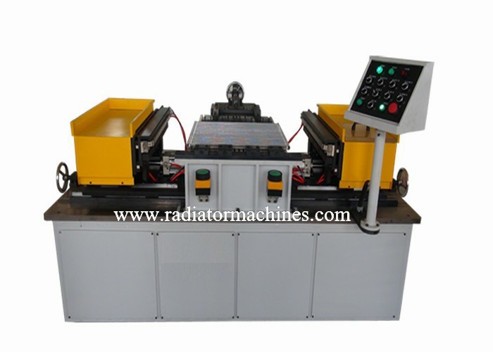 Servo Type Auto Radiator Core Builder Machine With Flaring Function 1-2 Row