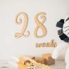 Buy cheap Reusable Baby Wooden Milestone Blocks Newborn 2 Month Old Milestones from wholesalers