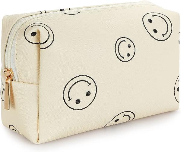Buy cheap Makeup Bag For Women Preppy Makeup Bag Pu Leather Waterproof Cosmetic Bag from wholesalers