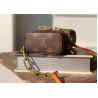 Buy cheap Mini Bucket Vintage Gold Luxury Chain Bag Flower Printing from wholesalers