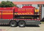 Two Seats HOWO Chassis 6x4 Drive Remote Water Supply Fire Truck GVW 33000kg