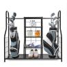 Buy cheap Powder Coated Surface Golf Organizer Rack Non Rust Golf Bag Holder For Garage from wholesalers