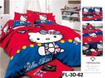 3D Reactive Printed Sheet Set Cotton Bedsheet