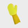 Buy cheap Yellow Unique Dishwashing Sponge Gloves Oil Proof Natural Latex Length 35cm from wholesalers