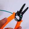 Buy cheap Safety Locker Small Wire Stripper 65Mn 111.3g Cable Jacket Stripping Tool from wholesalers