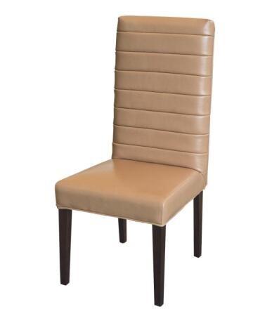Buy cheap PU/leather upholstery Latest contracted chairs dining fashion wooden dining chair modern high back dining chair from wholesalers