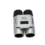 Hollyview Mini Pocket Folding Roof Binoculars Silver Color 7x18 for Kids Adults