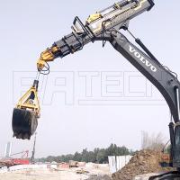 Buy cheap Clamshell Grab Excavator Telescopic Arm Boom Convenient For Stereo Space product