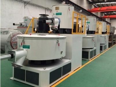 Buy cheap SRL Vertical PVC mixing hot/cold high speed mixer maching 300/600L for PVC product and high filler pellets from wholesalers