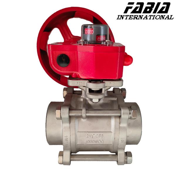 Buy cheap DN65 Manual Turbine Ball Valve For Superior Performance And Durability from wholesalers