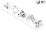 Auto Feeding Dosing Mixing System For PVC Door Extrusion Line
