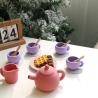 Buy cheap Latest Kids Toys BPA Free Food Grade 17pcs Set Silicone Cup Spoon Coast Dessert Teapot Toy Kit from wholesalers
