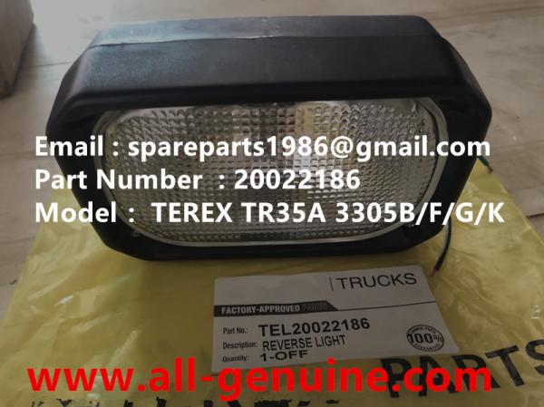 Buy cheap TEREX 20022186 LAMP MINING QUARRY NHL RIGID DUMP TRUCK TR35 TR50 TR60 TR100 3303 3305B 3307 3311 from wholesalers
