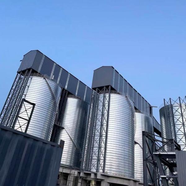 Buy cheap Cylindrical Corrosion Resistant Spiral Folded Silo Tank for grain storage from wholesalers