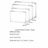 Buy cheap Digital Printing Clear Glass Picture Decoration Frame Double Sided For Still Life Decor from wholesalers