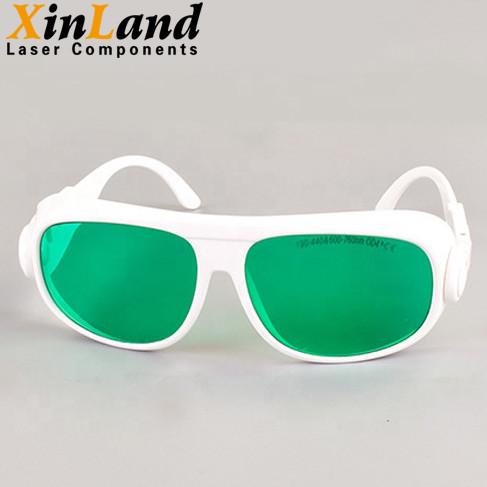 Buy cheap 190~440nm 600~760nm Laser Pointer Safety Glasses OD4+ VLT 30% UV and Red Laser Anti Laser Safety Glasses from wholesalers
