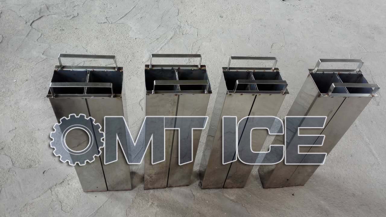10Ton / 24hrs Galvanized Stainless Steel Ice Block Moulds Water Cooled