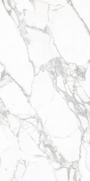 Italy design carrara white marble look full polished glazed porcelain floor