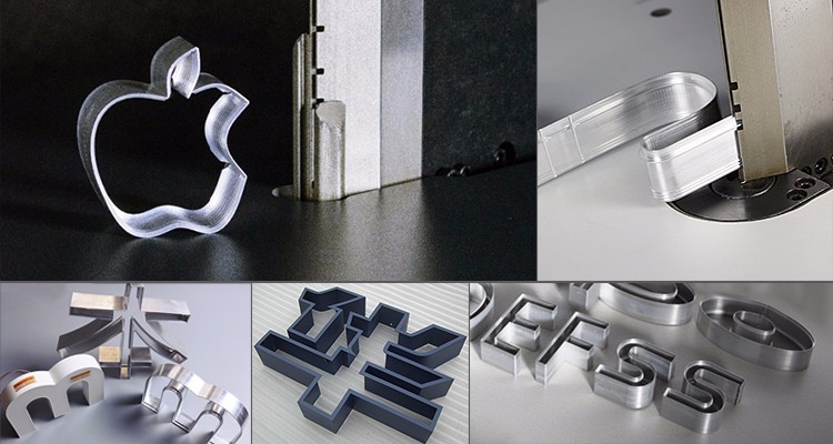T13 1.5mm/2mm High Precision Automatic Feeding Metal Letter Bending Machine