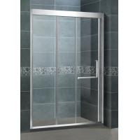 Buy cheap Inline Stainless Steel Glass Shower Screens Two Sliding Door 8 MM CE / SGCC product